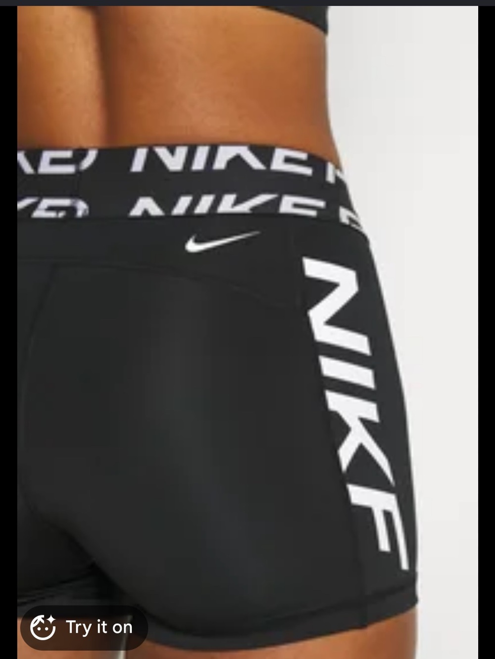 Nike pro spandex shorts approx 2.5in inseam womens small